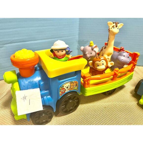 FP Little People Zoo Train Set #1 Music Sounds 5 Figures Mess Your Choice 1 or 3 - Picture 1 of 1